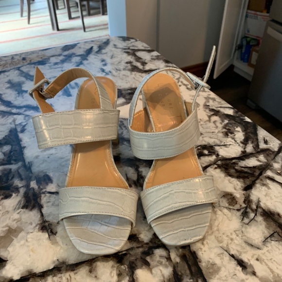 LC Lauren Conrad  Matcha‎ high heeled sandals. Worn twice. Excellent condition - Picture 3 of 6